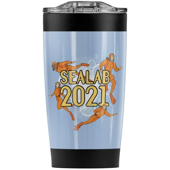 Sealab 2021/Suit Up Stainless Steel Tumbler 20 oz Coffee Travel Mug/Cup, Vacuum Insulated & Double Wall with Leakproof Sliding Lid | Great for Hot Drinks and Cold Beverages
