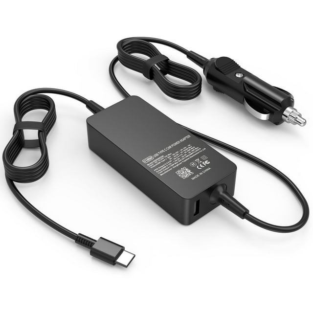Cargador De Coche Usb C De 100W, 90W, 65W Para Ordenador Portátil Dell Latitude 5420 5520 5510 7420 7410 7400 Chromebook 3100 Xps 12 13 15 9250 9350 9500 9530 Precision 5550 5750 3540 3541 3550 Cable