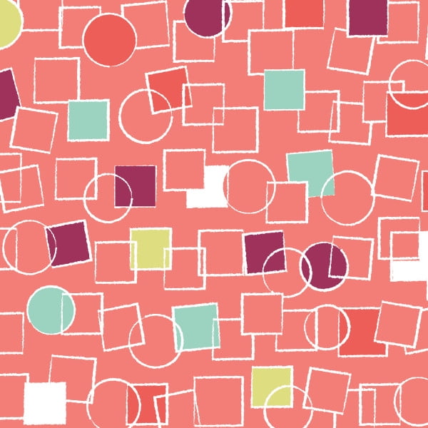 Coral Solid Print