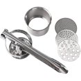 thumbnail image 1 of Premium Spaetzle / Potato Press Made Of Stainless Steel 3 Sieve Inserts H A, 1 of 2