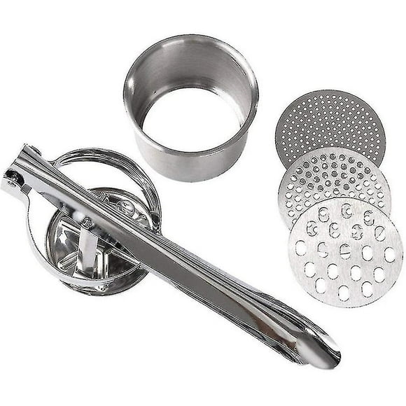Premium Spaetzle / Potato Press Made Of Stainless Steel 3 Sieve Inserts H A