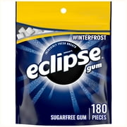 Eclipse Winterfrost Sugar Free Chewing Gum, Value Pack - 180 ct Bag
