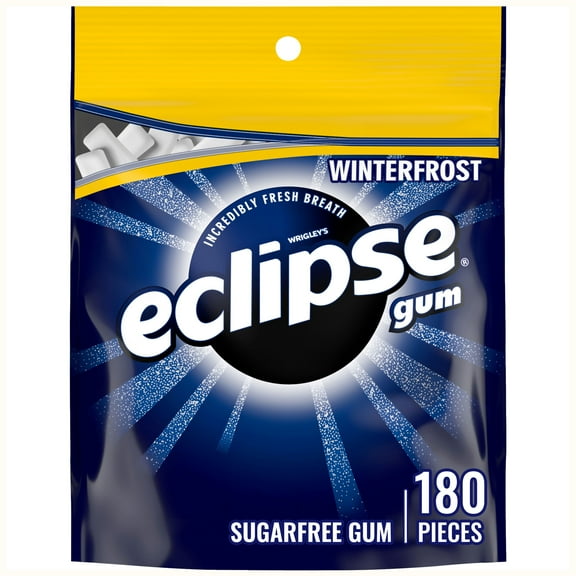 Eclipse Winterfrost Sugar Free Chewing Gum, Value Pack - 180 ct Bag