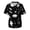 AU21-White, variant on IYYVV Scrubs For Men Halloween Scrub Tops Ghost Pumpkin Pattern Nurse Shirt Funny Short Sleeve Vneck Workwear Uniforms With Pockets White L