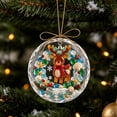 thumbnail image 4 of Acrylic Sea Glass Christmas Tree Ornament 3.15in,Beach Themed Hanging Decor for Household Gift, 4 of 6