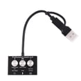thumbnail image 1 of Tarjeta de sonido externa USB tipo C para juegos en vivo, canciones K, adaptador de audio USB a micrófono de 3,5 mm, tarjeta de sonido, 1 of 6