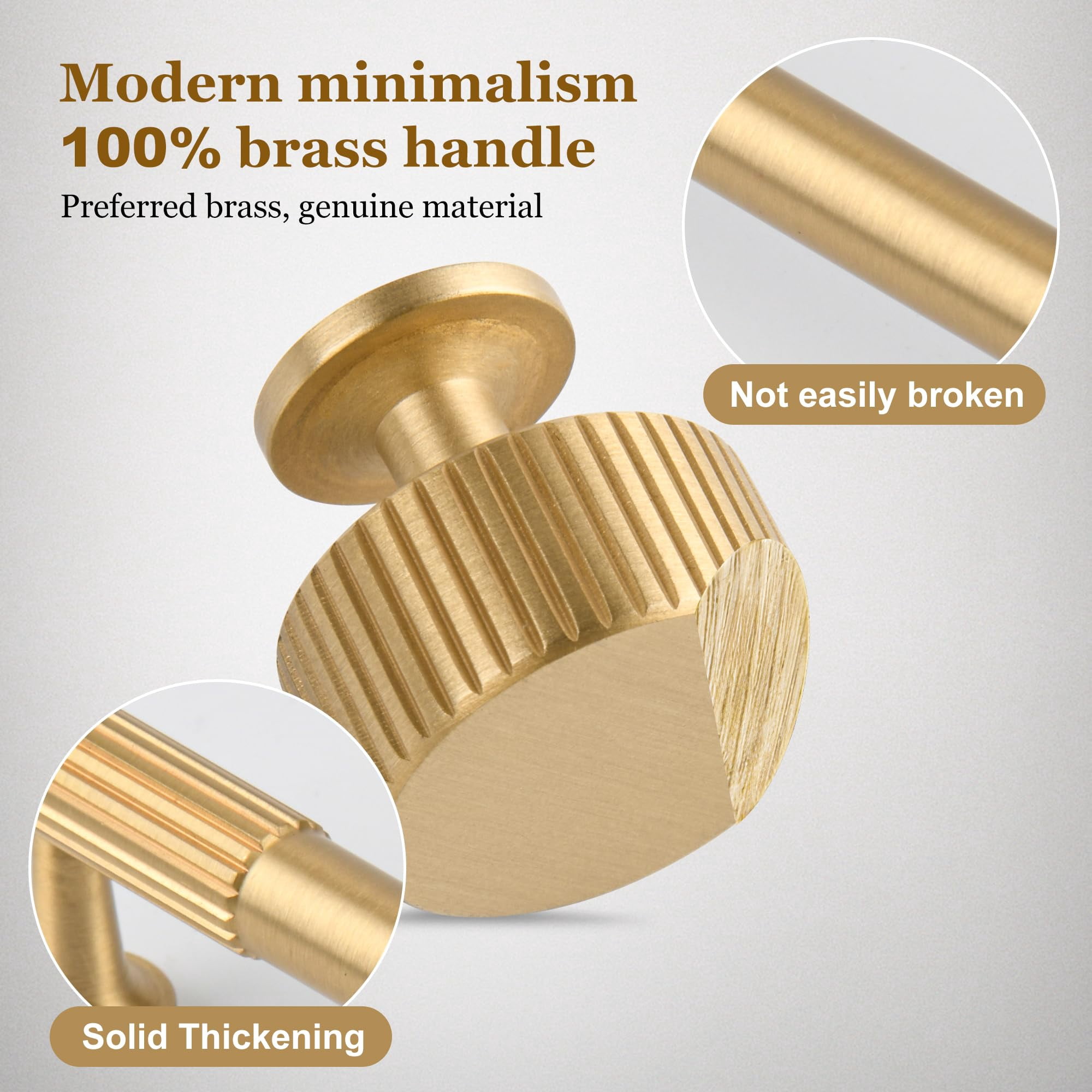 Antique Brass Kitchen Cabinet Knobs Solid Brass Pulls for Dresser Drawer Vanity Closet Wardrobe, Modern Bathroom Bedroom Living Room Cabinet Hardware
