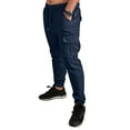 thumbnail image 4 of DYMADE Men Full Length Solid Color Cargo Style Multi Pockets Overalls Fashion Pants, 4 of 5