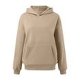thumbnail image 5 of Krdevn Velvet Hoodie - Women's Oversized Winter Pullover, Plush Sweatshirt with Pockets for Cold Weather, Size for XL, 5 of 5
