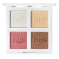 thumbnail image 2 of Lottie London Shimmer Squad, 4 Pan face Highlighting Palette, Glowburst, 0.59 oz, 2 of 7