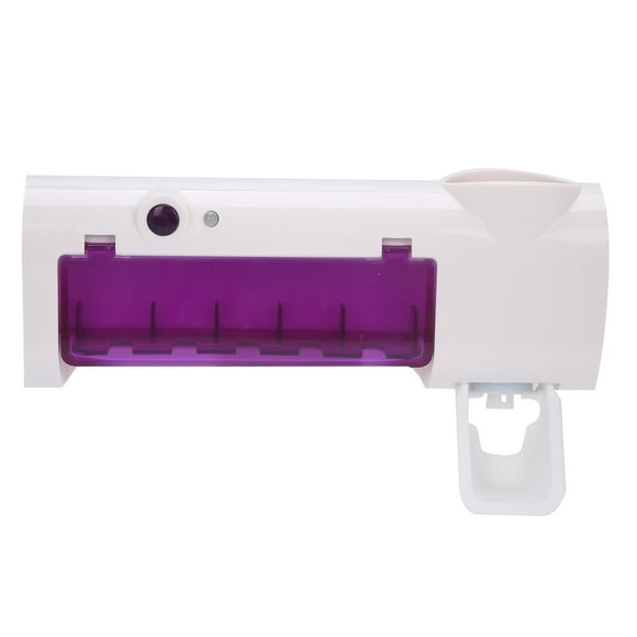 VGEBY Toothbrush Holder UVC Wall Mount Toothbrush Rack Stand Hooks Suction Cup Tooth Brush Holder Punch-Free