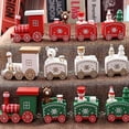 thumbnail image 2 of Wooden Christmas Train Toys Set For Christmas Decorations And Gifts, 2 of 5
