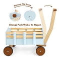 thumbnail image 3 of Carro de Madera PairPear para Niños Pequeños Juguete para Empujar y Tirar, 3 of 4