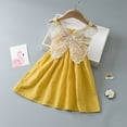thumbnail image 2 of Baby Girls Outfit Cotton Summer Children's Dress Princess Dress Butterfly Skirt Clothes Sets for Girls Size 18-24 Months, 2 of 7