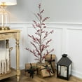 thumbnail image 2 of Northlight Potted Berry Artificial Christmas Twig Tree - Unlit - 4', 2 of 5