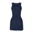 thumbnail image 5 of SDNall Tennis Outfits Woman Classic Exercise Fashionable Solid Color Tennis Dress Summer Dress, 5 of 9