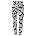 thumbnail image 4 of Halloween Leggings For Women Graphic Print High Waist 4-Way Stretch Casual Running Workout Leggings, 4 of 4