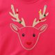 thumbnail image 3 of Gibobby Blusas Casual Sudadera de algodón con cuello redondo para bebés, niños y niñas, ropa navideña de 1 a 7 años(Rosa, 4-5 Años), 3 of 5