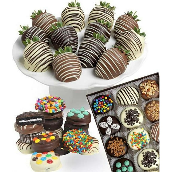 From You Flowers - Gourmet Chocolate Covered Strawberries and Cookies for Birthday, Anniversary, Get Well, Congratulations, Thank You, All Occasions