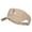 Khaki, variant on Queen Guard London Embroidered Pro Style Cotton Washed Visor - Lemon Yellow OSFM
