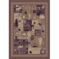 Milliken Signature Area Rug DEER TRAIL LIGHT AMETHYST Deer Trail Light Amethyst 5' 4" x 7' 8" Oval