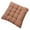Light Coffee, variant on Chair Cushion Pads - Striped Dining Kitchen Office Chair Seat Cushion with Ties - Durable Cotton Fabric Cover - Indoor Use, 16x16 in