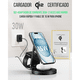 thumbnail image 4 of Mr. Gadgets Base Cargador Inalambrico 3 En 1 Giratorio 360° Luz Led Rgb, Estación De Carga Qi2 Magnetica, Compatible Con Magsafe,aluminio, Para iPhone / AirPods/ Apple Watch Color Negro, 4 of 5