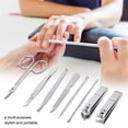 thumbnail image 3 of Herwey 8 Pcs Stainless Steel Nail Scissors Cutter Clippers Set Fingernail Toenail, Nail Cutter, Nail Clippers, 3 of 8