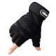 thumbnail image 1 of Guantes de entrenamiento de peso pesado para hombres y mujeres, manoplas antideslizantes de medio dedo para culturismo, soporte para muñeca, levantamiento de pesas y Deportes Fivean Guantes deportivos, 1 of 2
