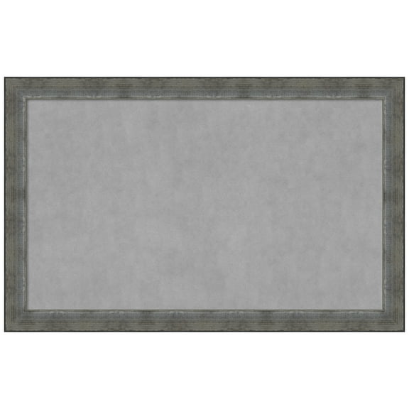 Amanti Art Forged Pewter Framed Magnetic Board 44 x 28 in.