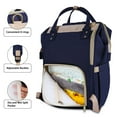 thumbnail image 7 of Gimars Waterproof Adjustable Shoulder Straps Insulated Pockets Large Capacity Zipper Pockets Backpack Diaper Bag, Blue, 7 of 7