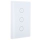 thumbnail image 1 of Interruptor de luz WIFI Bling Bling táctil inteligente Vidrio templado 110-240V, 1 of 12
