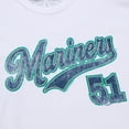 thumbnail image 4 of Men's Mitchell & Ness Ichiro Suzuki White Seattle Mariners Cooperstown Collection Player T-Shirt, 4 of 6