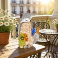 thumbnail image 2 of Blue Solar Animal Garden Light Resin Waterproof For Lawn Yard Patio Decor 1Pc, 2 of 8