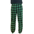 thumbnail image 3 of #followme Polar Fleece Pajama Pants for Men 45902-V-10195-GB-XL (X-Large, Buffalo Plaid - Green Black), 3 of 3