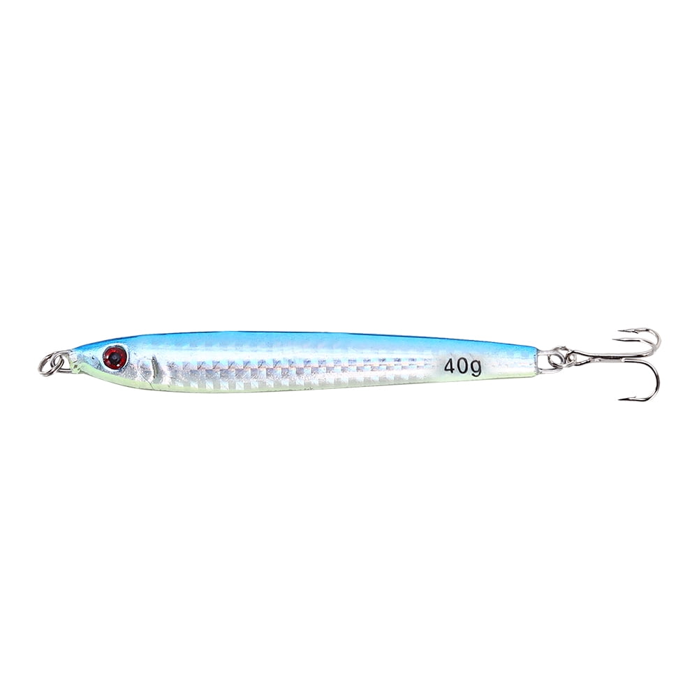 Sarapandan Sarapandan Hot 5pcs Lot Jigs Fishing Lures Metal Baits Iron Jig Sea Tackle 40g