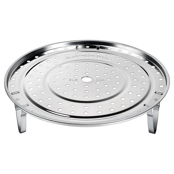 Rejilla para vaporera DS. DISTINCTIVE STYLE de acero inoxidable de 25,6 cm