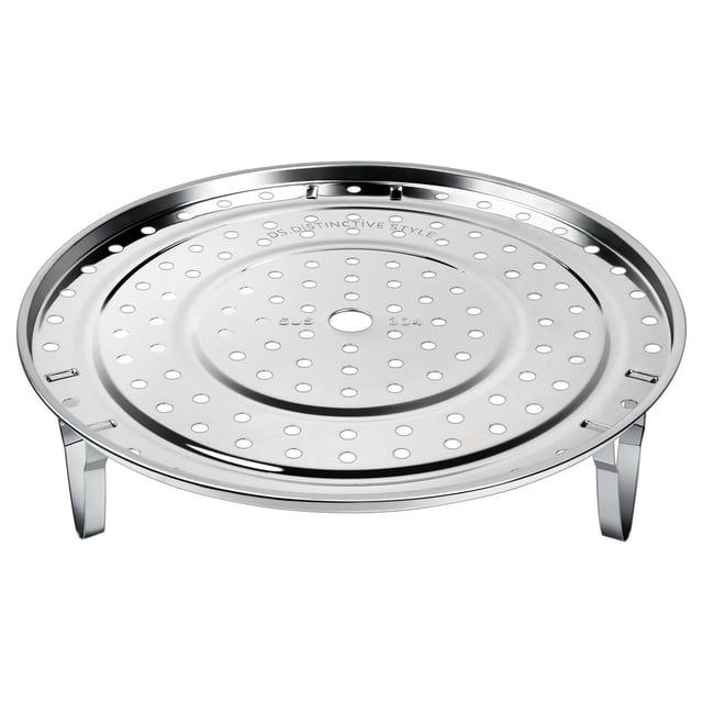 Rejilla para vaporera DS. DISTINCTIVE STYLE de acero inoxidable de 25,6 cm