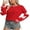 25 Red, variant on Sweaters for Women 2024 Trendy Front Star Printed Crewneck Sweater Casual Knitted Lightweight Pullover Sweater Shermie