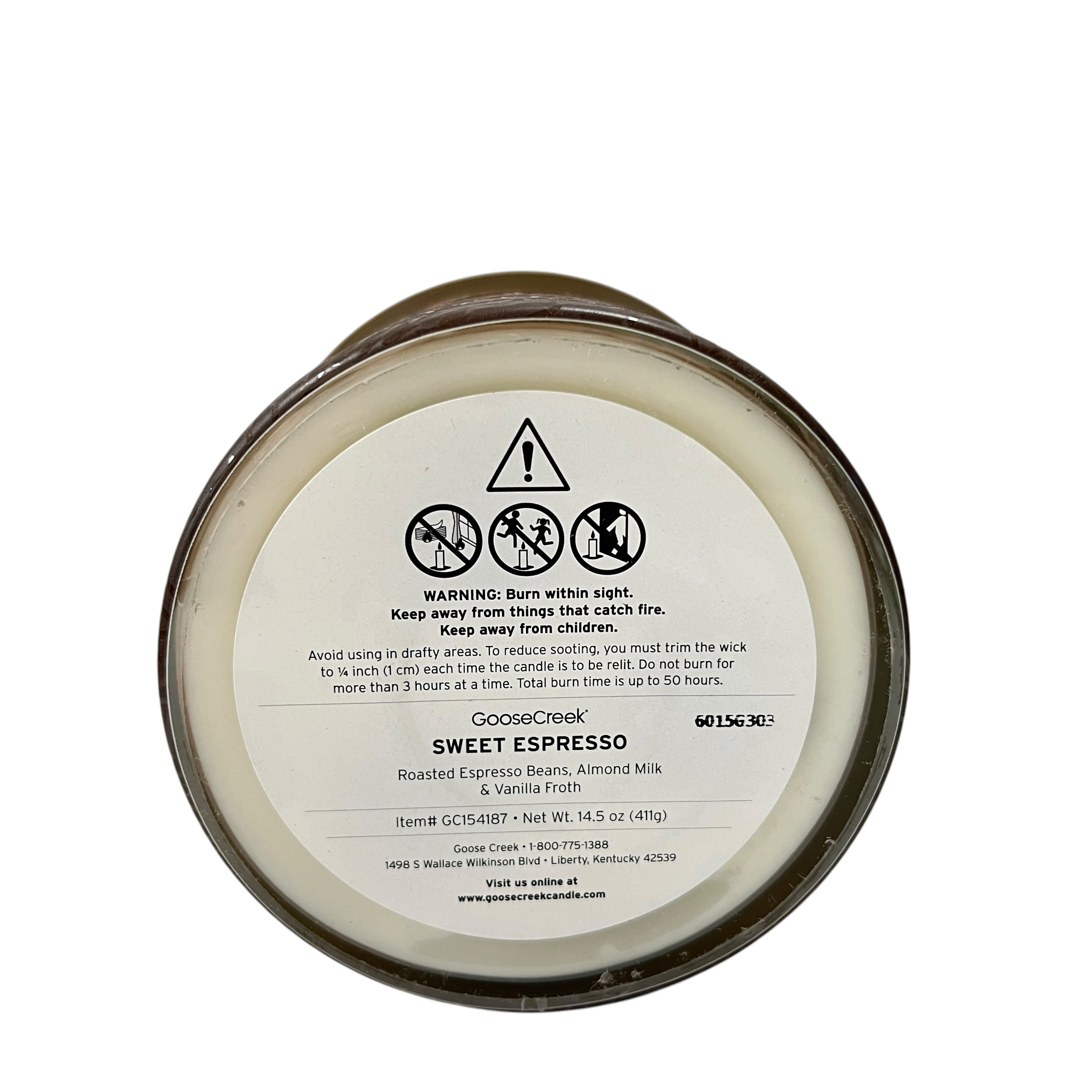 Goose Creek Sweet Espresso Scented 3 Wick Candle 14.5 oz