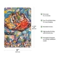 thumbnail image 2 of Fly to Baghdad Iraq - Magical Flying Carpet - Vintage Travel Poster c.1950s - 8 x 12 inch Vintage Metal Tin Sign, 2 of 4