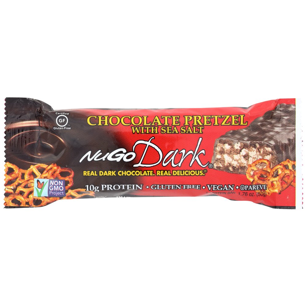 Nugo Nutrition Bar Dark Chocolate Pretzel, 1.76 Oz
