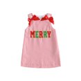 thumbnail image 2 of Toddler Baby Girl Christmas Dress Santa Claus/Gingerbread/Merry Dress Fall Clothes, 2 of 7