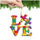 thumbnail image 2 of Gibobby Producto 2021Navidad Adornos familiares Regalo Decoración colgante Decoración personalizada y colgantes(A), 2 of 5