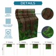 thumbnail image 6 of Tropical Leaves Table Runner 90 Inches, Summer Botanical Monstera Leaf Wooden Brown Bed Runner Dresser Scarves Tabletop for Indoor Outdoor Parties/Ceremony/Banquet, 13" x 90", 6 of 9