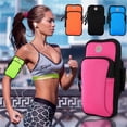 thumbnail image 5 of Suitable for Running Armband iPhone 15 14 13 12 11 Pro Max XS XR X 8 7 6 Plus SE Phone Holder Bag Key Bag, Armband Sleeve for Sports Fitness Hiking 6.5in, 5 of 6