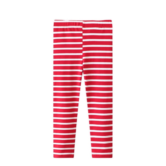 2-7Y Girls Leggings Bottom Pants Baby Striped Long Pants