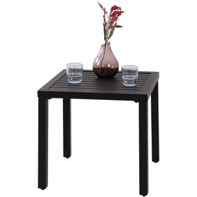 Bryan Outdoor Ceramic Tile Side Table With Iron Frame Blue And White Walmart Com Walmart Com