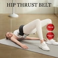 thumbnail image 3 of Hip Thrust Belt Glute Bridge Pad Workout With Dumbbells Kettlebells For Squats Lunges Bridges Dips Training Home Gym Equipment, 3 of 11