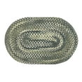 thumbnail image 3 of Better Trends Oval Braided Rug 27"x 45" 100% Cotton Rug for Indoor Use, Area Rug for Bedroom Ombre Chenille Collection - (Olive), 3 of 6